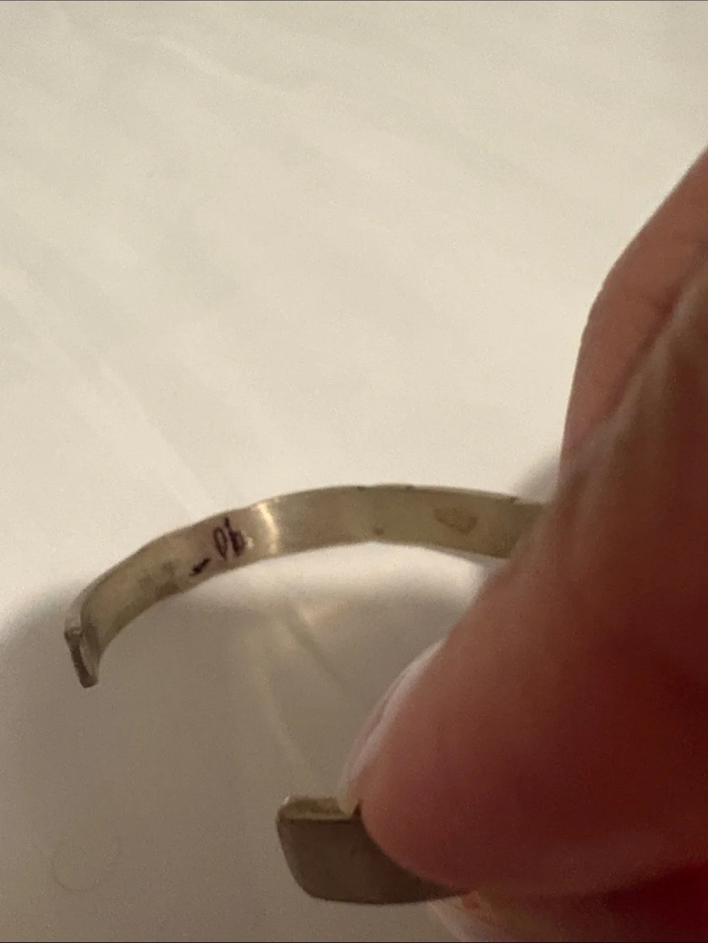 Men's Patterned Silver Cuff Bracelet